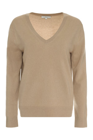 Cashmere V-neck sweater-0